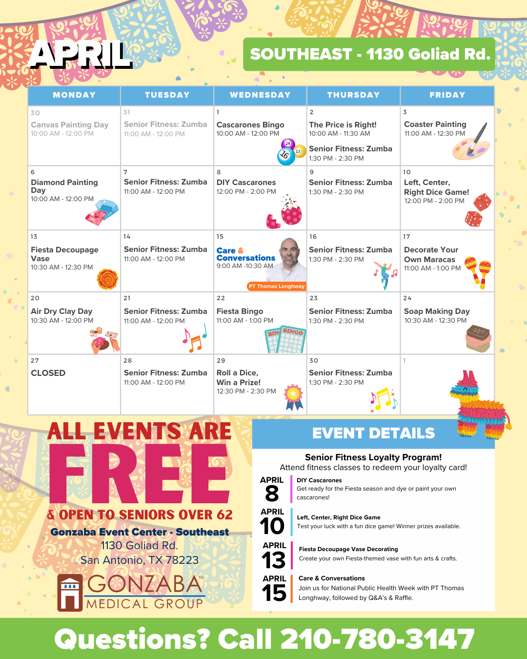 Event calendar   south