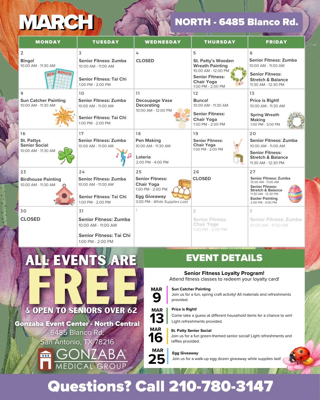 Event calendar   north central