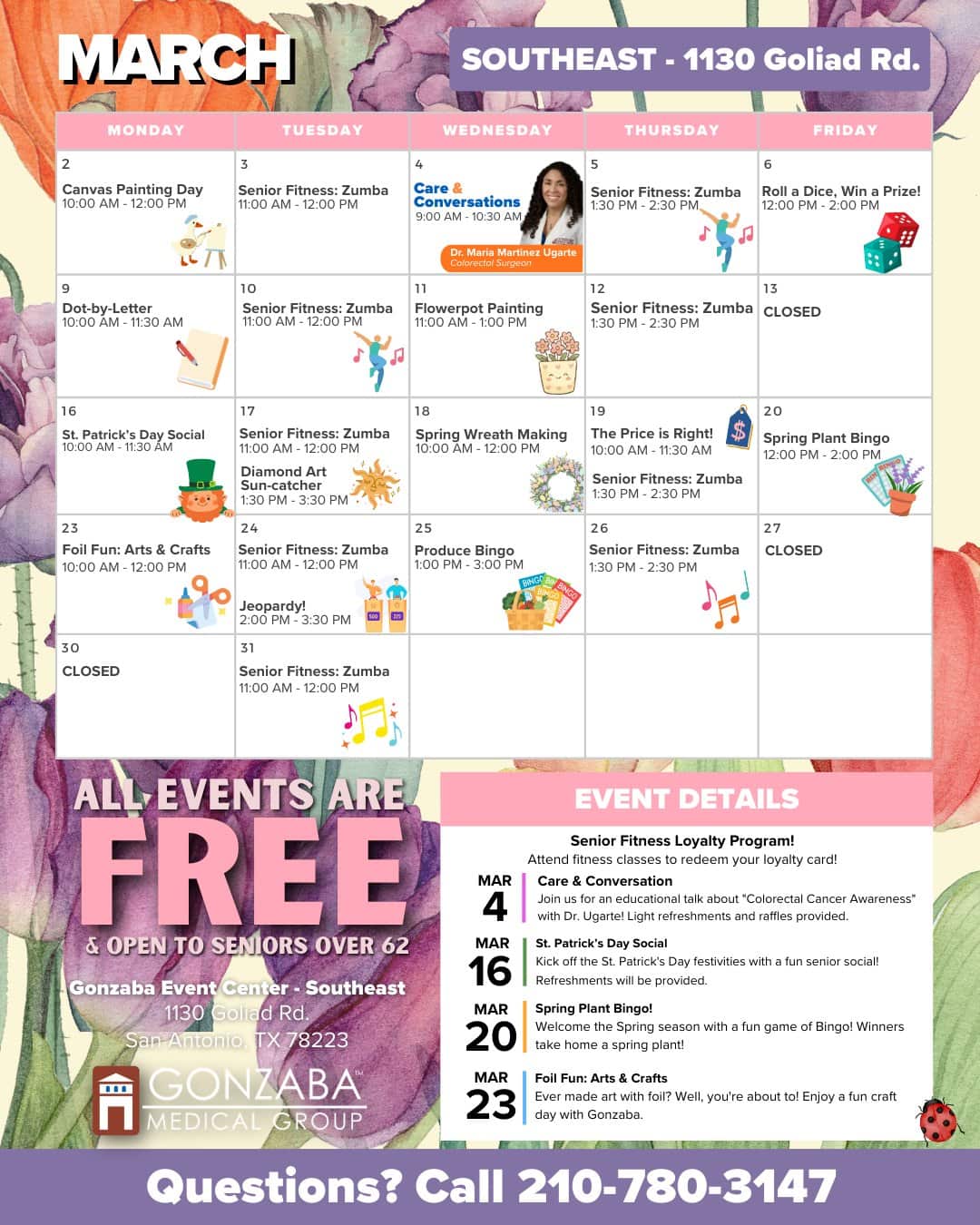 Event calendar   south