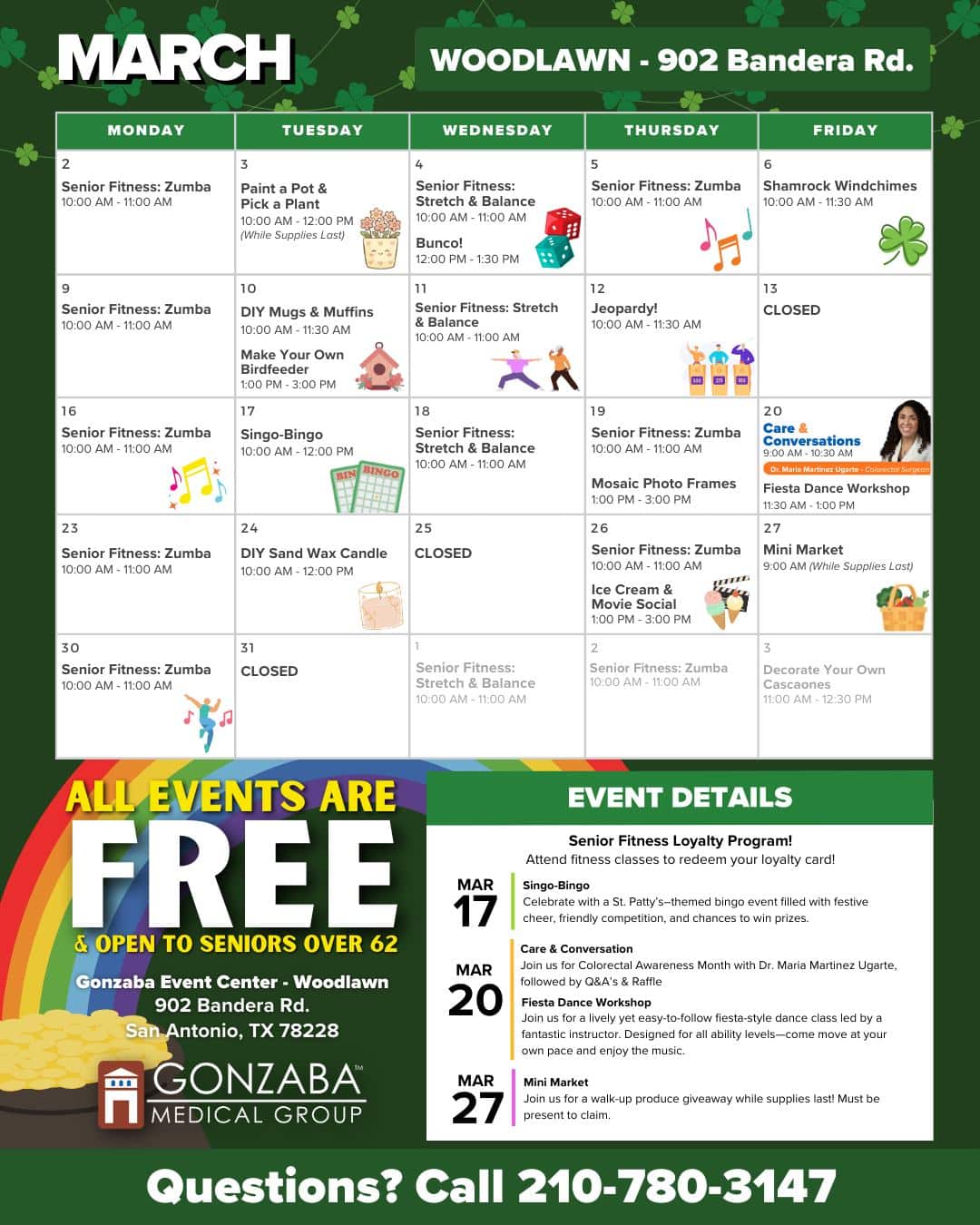 Event calendar   woodlawn