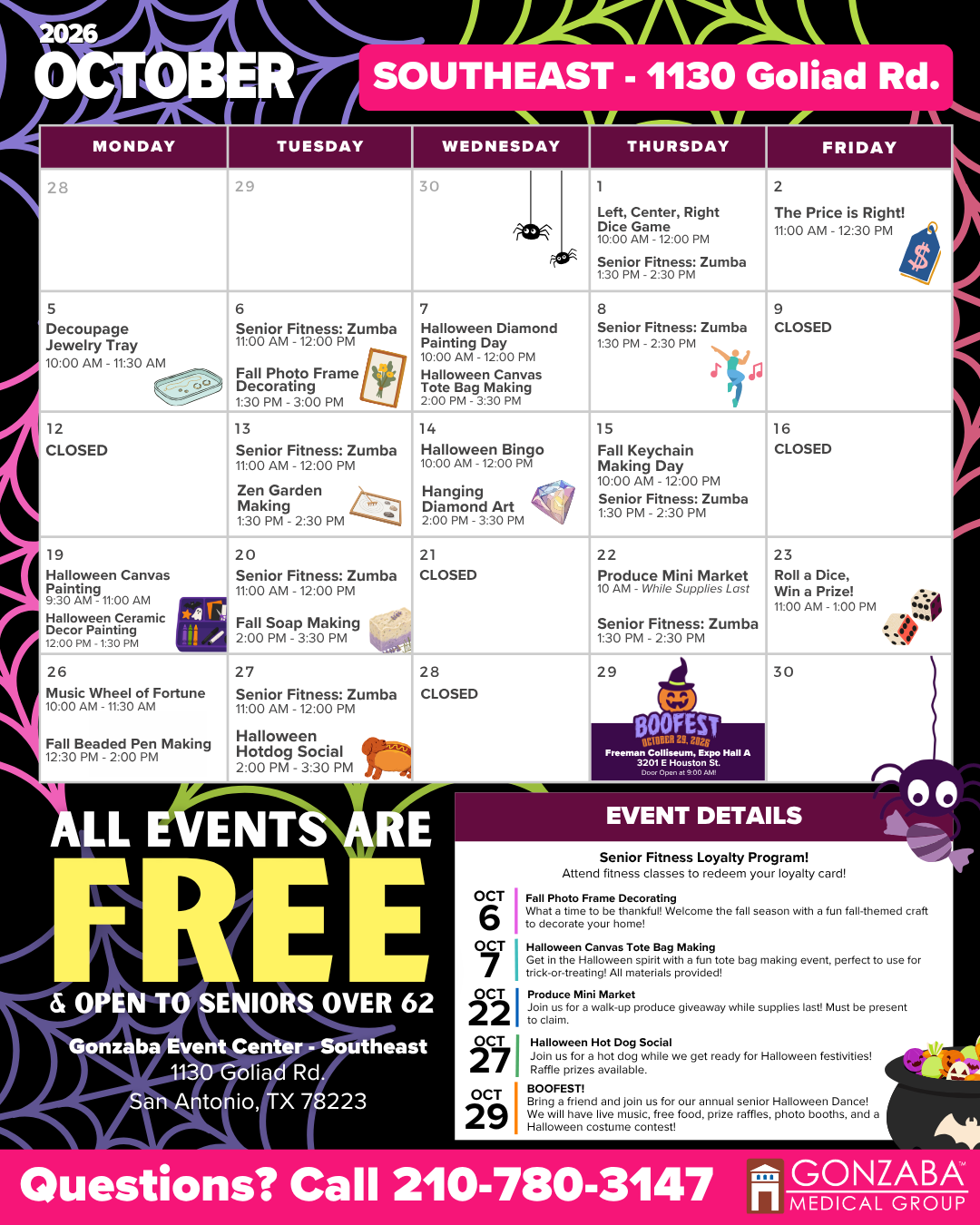 ec oct event calendar 1080x1350 se | gonzaba medical group Ec oct event calendar x se