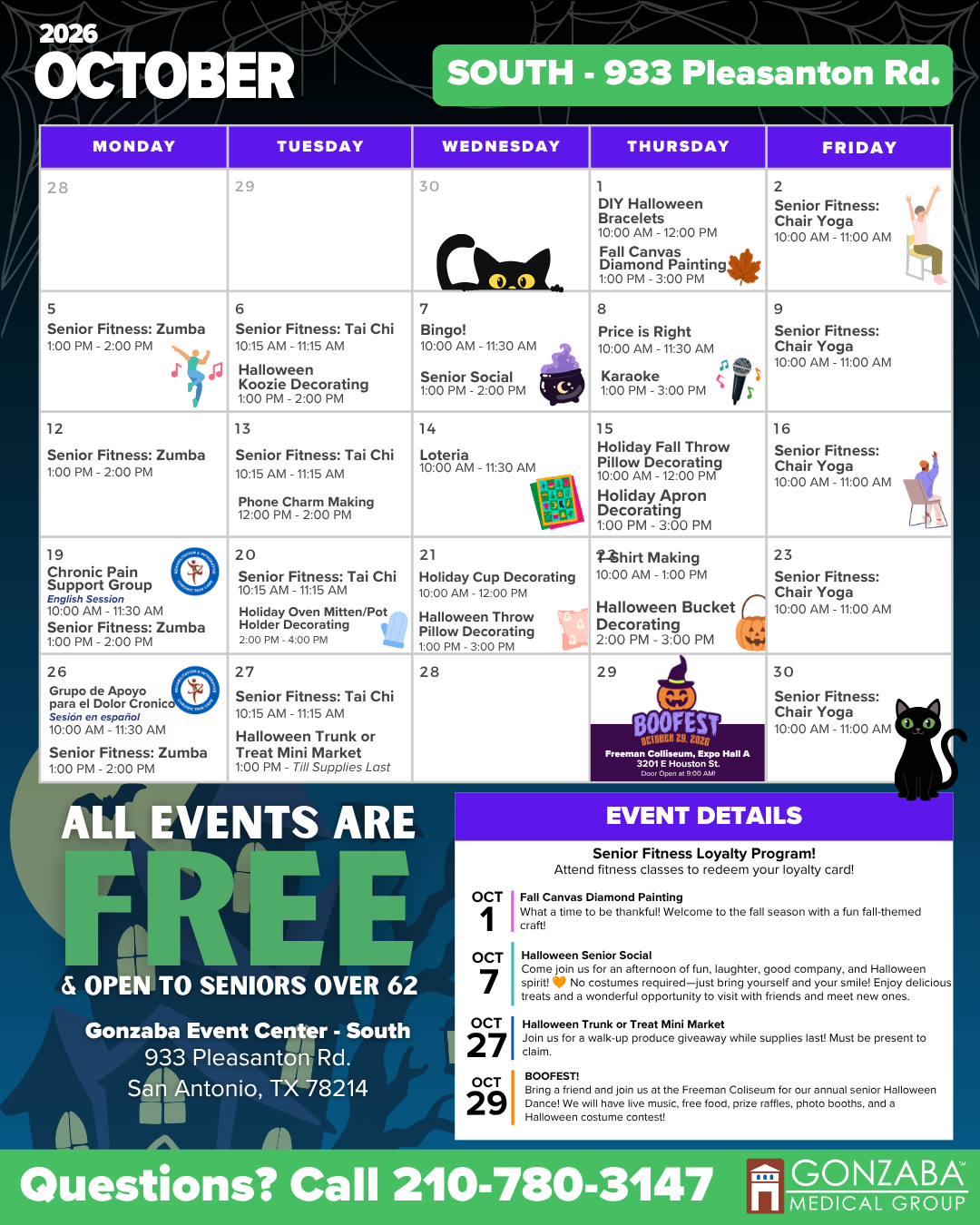 ec oct event calendar 1080x1350 south | gonzaba medical group Ec oct event calendar x south